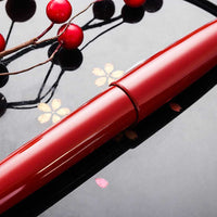 誠漆・朱 Fountain Pen - Wancher ワンチャー