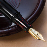 太陽・赤 Fountain Pen - Wancher ワンチャー