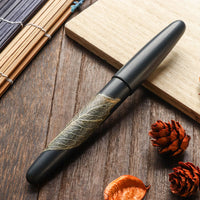 季映万年筆・ダークブルー・ひいらぎ Fountain Pen - Wancher ワンチャー