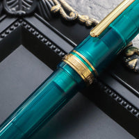 プロフェッショナルギア21金・ターコイズブルー Fountain Pen - Wancher ワンチャー