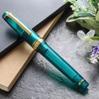 プロフェッショナルギア21金・ターコイズブルー Fountain Pen - Wancher ワンチャー