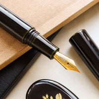 誠漆・緑溜塗 Fountain Pen - Wancher ワンチャー