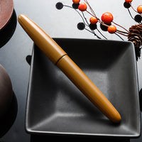 誠漆・黄 Fountain Pen - Wancher ワンチャー