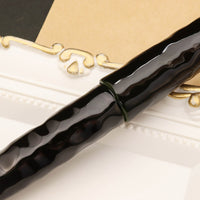 会津漆・亀甲塗り・緑溜塗 Fountain Pen - Wancher ワンチャー