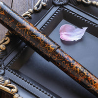 世界万年筆・犀皮漆・黒上げ Fountain Pen - Wancher ワンチャー