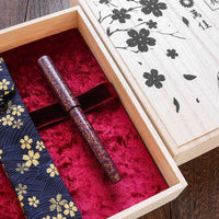 世界万年筆・犀皮漆・紫上げ Fountain Pen - Wancher ワンチャー