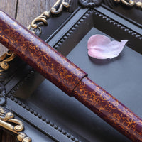 世界万年筆・犀皮漆・紫上げ Fountain Pen - Wancher ワンチャー