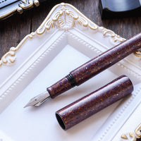 世界万年筆・犀皮漆・紫上げ Fountain Pen - Wancher ワンチャー