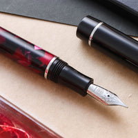 禅・レッド Fountain Pen - Wancher ワンチャー
