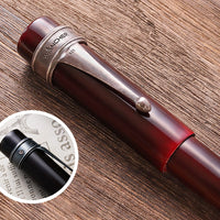 世界万年筆・福州漆・赤溜塗 Fountain Pen - Wancher ワンチャー