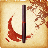 世界万年筆・福州漆・赤溜塗 Fountain Pen - Wancher ワンチャー