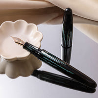 月・青 Fountain Pen - Wancher ワンチャー