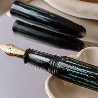 月・青 Fountain Pen - Wancher ワンチャー