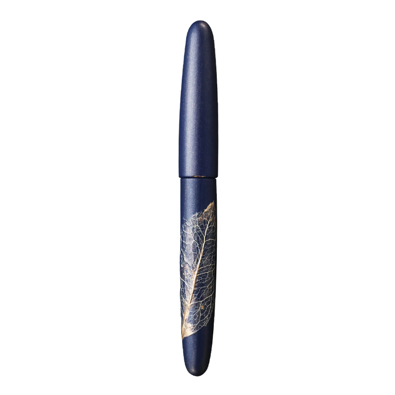 季映万年筆・紺漆・つばき Fountain Pen - Wancher ワンチャー