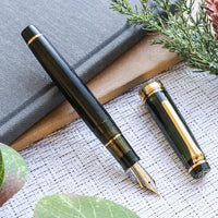 プロフェッショナルギア21金・シャンパーニュダークグリーン Fountain Pen - Wancher ワンチャー