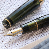 プロフェッショナルギア21金・シャンパーニュダークグリーン Fountain Pen - Wancher ワンチャー