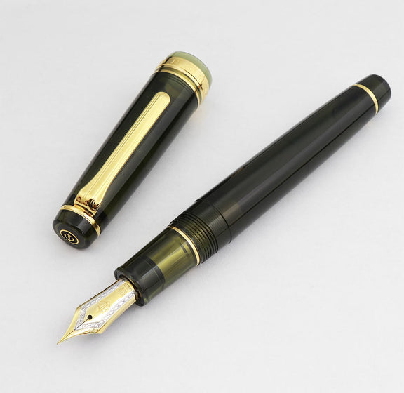 プロフェッショナルギア21金・シャンパーニュダークグリーン Fountain Pen - Wancher ワンチャー
