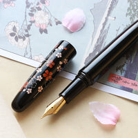 ドリームペン 越前漆・河津桜 Fountain Pen - Wancher ワンチャー