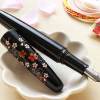 ドリームペン 越前漆・河津桜 Fountain Pen - Wancher ワンチャー