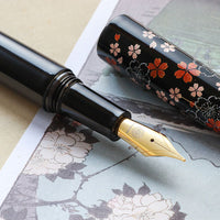ドリームペン 越前漆・河津桜 Fountain Pen - Wancher ワンチャー