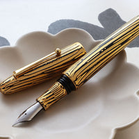 廣田漆 櫛目堆漆塗 猛虎「クリップ付」 Fountain Pen - Wancher ワンチャー