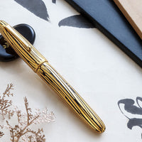 廣田漆 櫛目堆漆塗 猛虎「クリップ付」 Fountain Pen - Wancher ワンチャー