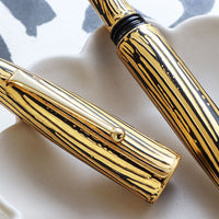 廣田漆 櫛目堆漆塗 猛虎「クリップ付」 Fountain Pen - Wancher ワンチャー