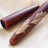 季映万年筆・赤溜塗・ひいらぎ Fountain Pen - Wancher ワンチャー