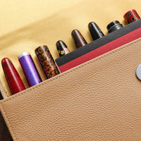 12 本用ペンポートフォリオ ・ベージュ Pen Pouch - Wancher ワンチャー