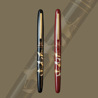 呉竹近代蒔絵万年筆 - 鶴寿 Fountain Pen - Wancher ワンチャー