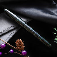 螺鈿唐塗・緑上げ Fountain Pen - Wancher ワンチャー