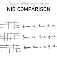 しずくガラスニブ万年筆 地球 Fountain Pen - Wancher ワンチャー