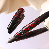 月・赤 Fountain Pen - Wancher ワンチャー