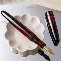 月・赤 Fountain Pen - Wancher ワンチャー