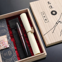 月・赤 Fountain Pen - Wancher ワンチャー