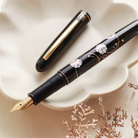 呉竹近代蒔絵万年筆 - 牡丹桜 Fountain Pen - Wancher ワンチャー