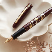 呉竹近代蒔絵万年筆 - 鶴寿 Fountain Pen - Wancher ワンチャー