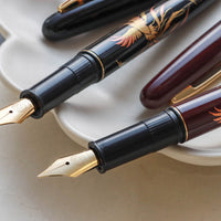 呉竹近代蒔絵万年筆 - 瑞鳥鳳凰 Fountain Pen - Wancher ワンチャー
