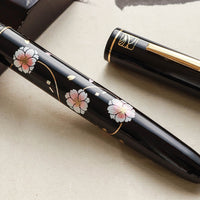 呉竹近代蒔絵万年筆 - 牡丹桜 Fountain Pen - Wancher ワンチャー