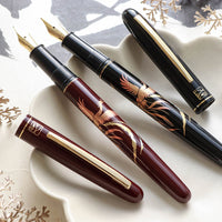呉竹近代蒔絵万年筆 - 瑞鳥鳳凰 Fountain Pen - Wancher ワンチャー