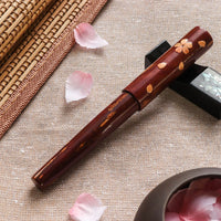 世界樺細工・山桜・桜雨 Fountain Pen - Wancher ワンチャー