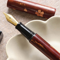 世界樺細工・山桜・桜雨 Fountain Pen - Wancher ワンチャー