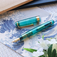 プロフェッショナルギア21金・アクアブルー Fountain Pen - Wancher ワンチャー