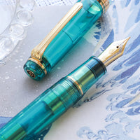 プロフェッショナルギア21金・アクアブルー Fountain Pen - Wancher ワンチャー