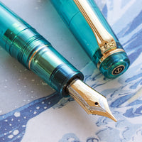 プロフェッショナルギア21金・アクアブルー Fountain Pen - Wancher ワンチャー