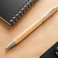 銘木 三角 メープル Ballpoint Pen - Wancher ワンチャー