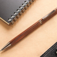 銘木 三角 ウォルナット Ballpoint Pen - Wancher ワンチャー