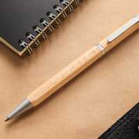 銘木 六角 メープル Ballpoint Pen - Wancher ワンチャー