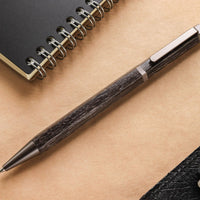 銘木 六角 ブラックウッド Ballpoint Pen - Wancher ワンチャー