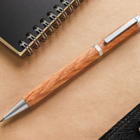 銘木 六角 オーク Ballpoint Pen - Wancher ワンチャー